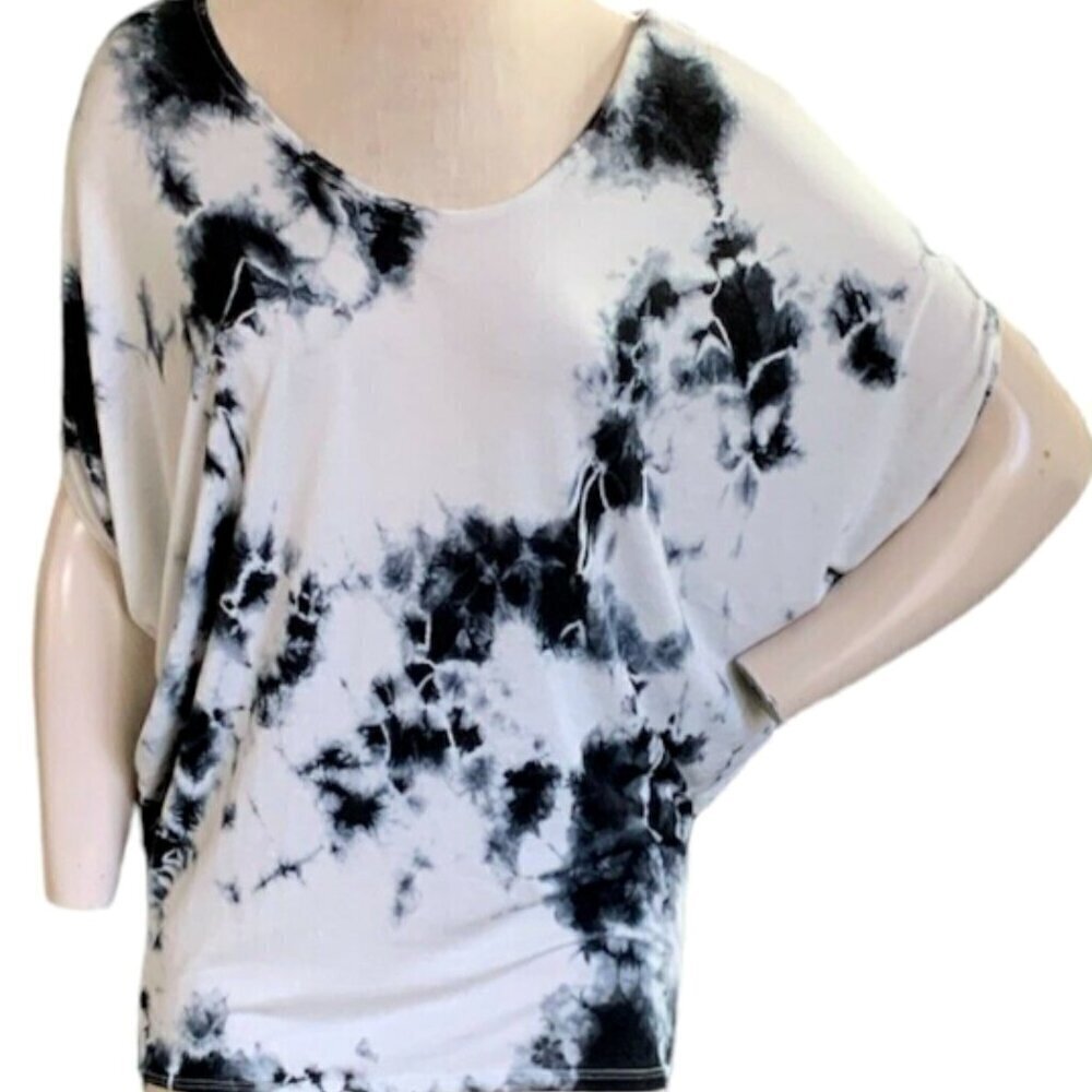 Bindi Girl Tie Dye Batwing Casual‎ Tunic Tee Top Sz S #356D